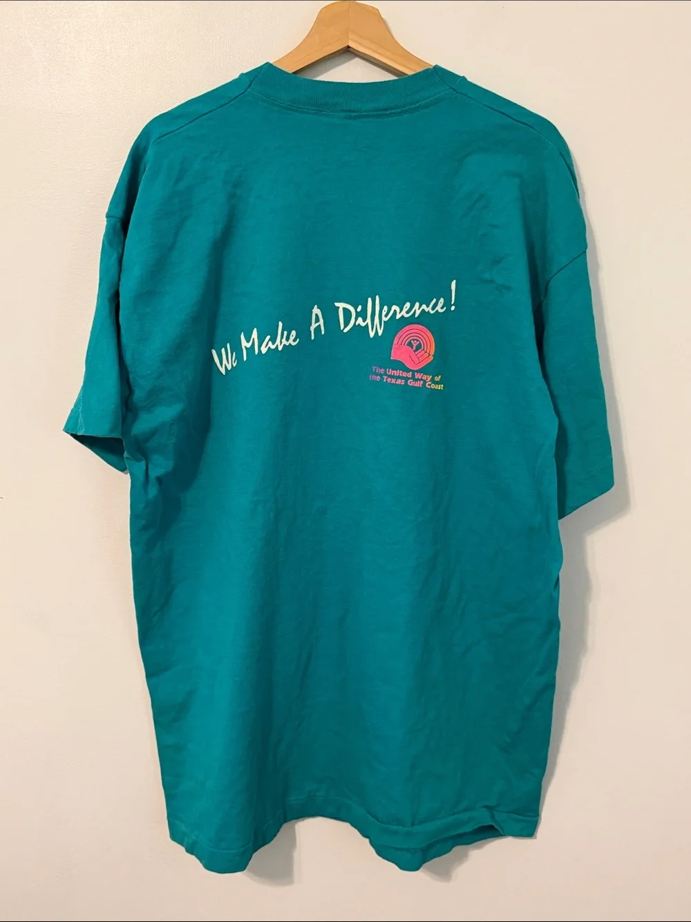 Vintage 90s United Way Teal 